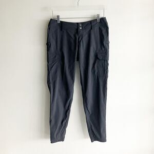 Prana Womens Size 2 Cargo Jogger Pants Dark Gray Pockets Ankle